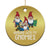 Funny Xmas Garden Christmas Ornament Hanging With My Gnomies - Wonder Print Shop