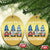 Cute Xmas Gnome Christmas Ornament Hanging With My Gnomies - Wonder Print Shop