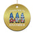 Cute Xmas Gnome Christmas Ornament Hanging With My Gnomies - Wonder Print Shop