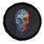 Autism Awareness Cool Puzzle Skull Spare Tire Cover