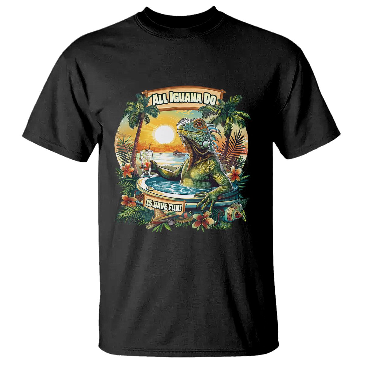 All Iguana Do Is Have Fun Cinco De Mayo T Shirt - Wonder Print Shop