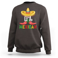 Charcoal graphic sweatshirt with sombrero graphic and 'MEXICAN' text on front.