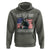 Female Veteran Hoodie Stands Up For Her Country A Strong Woman - Wonder Print Shop