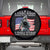 Female Veteran Spare Tire Cover Stands Up For Her Country A Strong Woman