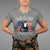 Female Veteran T Shirt Stands Up For Her Country A Strong Woman - Wonder Print Shop