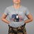 Female Veteran T Shirt Stands Up For Her Country A Strong Woman - Wonder Print Shop