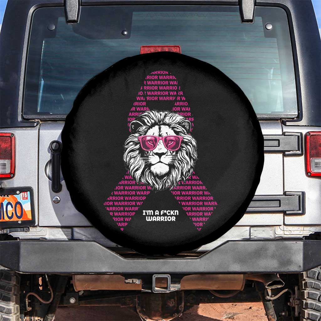 Pink Breast Cancer Spare Tire Cover This Is My Fight Pink Lion Warrior