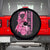 Breast Cancer Spare Tire Cover Fight Like A Girl Pink American Flag