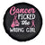 Breast Cancer Spare Tire Cover Cancer Picked The Wrong Girl