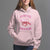 Breast Cancer Hoodie Pink Horse Racing Learning To Dance In The Rain - Wonder Print Shop