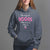 Breast Cancer Awareness Hoodie Check Your Boobs Mine Tries To Kill Me - Wonder Print Shop