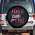 PInk Breast Cancer Spare Tire Cover Just Cure It