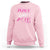 PInk Breast Cancer Sweatshirt Just Cure It - Wonder Print Shop