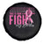 Pink Breast Cancer Spare Tire Cover This is How I Fight My Battles