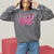 Pink Breast Cancer Sweatshirt This is How I Fight My Battles - Wonder Print Shop