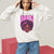 Pink Breast Cancer Warrior Sweatshirt Fight Like A Queen - Wonder Print Shop