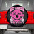 Funny Breast Cancer Spare Tire Cover Fuck Cancer Groovy