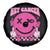 Funny Breast Cancer Spare Tire Cover Fuck Cancer Groovy