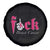 Pink Breast Cancer Spare Tire Cover Fuck Cancer Skeleton Hand