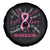 Breast Cancer Warrior Spare Tire Cover Love Fight Strength Hope Arrow Pink Ribbon