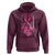 Pink Breast Cancer Hoodie I Am Warrior American Flag - Wonder Print Shop