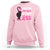 Funny Breast Cancer Sweatshirt Cancer Can Kiss My Sweet Ass Cool Cat - Wonder Print Shop