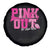 Breast Cancer Spare Tire Cover Pink Out Go Fight Win American Football