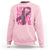 Breast Cancer Sweatshirt Life Is Tough But So Is My Wife - Wonder Print Shop