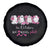 Pink Breast Cancer Spare Tire Cover In October We Wear Pink Pink Ghost Halloween