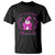 Breast Cancer Halloween T Shirt In October We Wear Pink Cute Pink Ghost - Wonder Print Shop