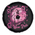 Breast Cancer Halloween Spare Tire Cover In October We Wear Pink Witch