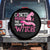 Breast Cancer Halloween Spare Tire Cover Cancer Picked The Wrong Witch