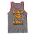 Funny Halloween Gymer Tank Top Pump King Gym Workout Pumpkin