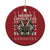 Anti Xmas Christmas Ornament Merry Christless Satan Baphomet Wreath - Wonder Print Shop