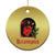 Horror Christmas Female Krampus Christmas Ornament - Wonder Print Shop