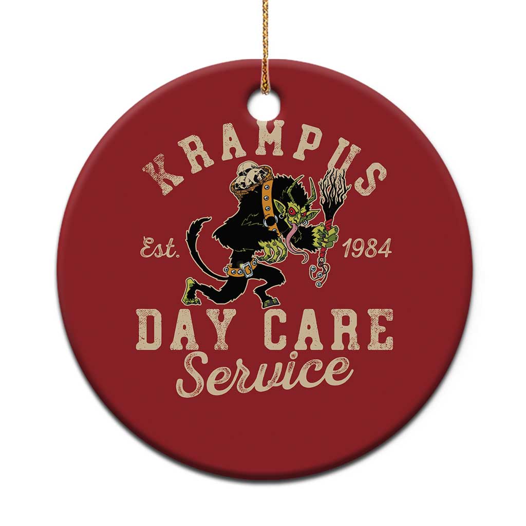 Xmas Krampus Day Care Service Christmas Ornament - Wonder Print Shop