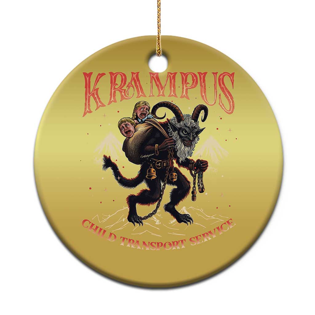 Krampus Christmas Ornament Child Transport Service Spooky Christmas - Wonder Print Shop