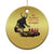 Xmas Krampus Christmas Ornament He Knows If You've Been Naughty - Wonder Print Shop