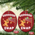 Funny Xmas Volleyball Christmas Ornament Oh Snap Gingerbread Volleyball Player - Wonder Print Shop