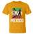 Mexican Soccer Fan T Shirt Mexico Flag Football Team