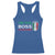 Funny Italian Racerback Tank Top I'm The Boss Capiche