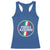 Italian Sport Support Racerback Tank Top Let's Go Italy Forza Azzurri