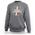 Italian Sport Support Sweatshirt Let's Go Italy Forza Azzurri