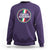 Italian Sport Support Sweatshirt Let's Go Italy Forza Azzurri