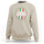 Italian Sport Support Sweatshirt Let's Go Italy Forza Azzurri