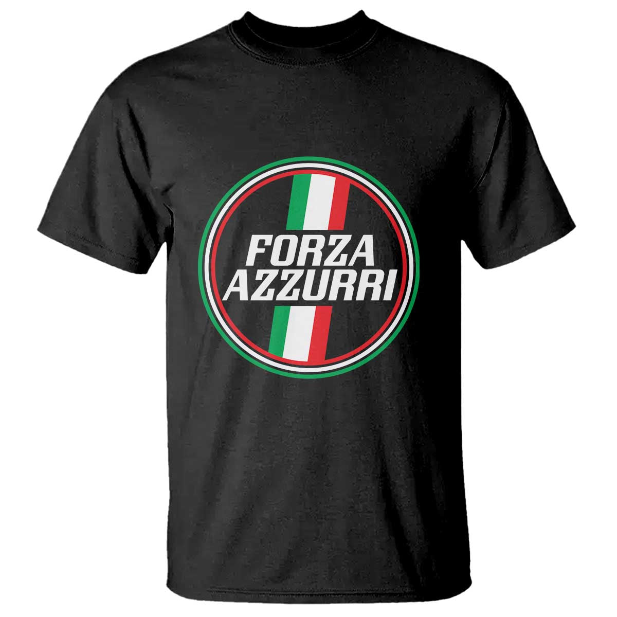 Italian Sport Support T Shirt Let's Go Italy Forza Azzurri - Wonder Print Shop