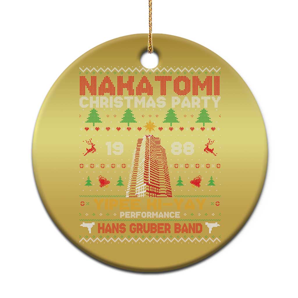 Christmas Nakatomi Christmas Ornament Yipee Ki-Yay Performance Hans Grubrer Band - Wonder Print Shop