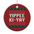 Funny Christmas Nakatomi Plaza Yipee Ki-Yay Christmas Ornament - Wonder Print Shop