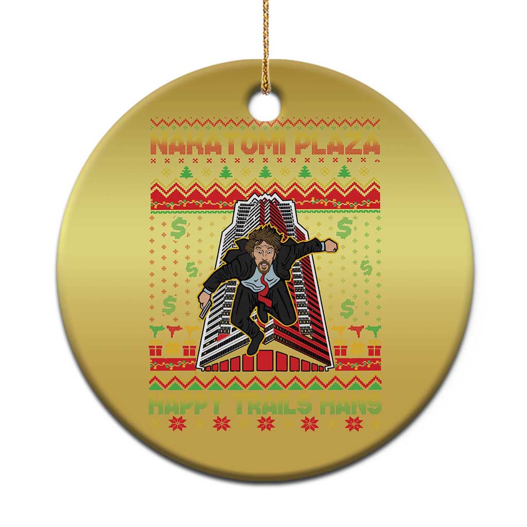 Christmas Nakatomi Plaza 1988 Christmas Ornament Happy Trails Hans - Wonder Print Shop