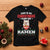 Kawaii Cat Powered By Ramen Christmas Japanese Noodle T Shirt - Wonder Print Shop